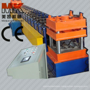 Highway guard rail forming machine